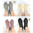 thumbnail image 4 of 5 pares de calcetines tobilleros para mujer, calcetines antideslizantes con volantes de encaje de invierno, calcetines cálidos de corte bajo para botas hasta el tobillo para mujer, 4 of 8