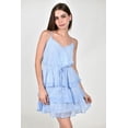 thumbnail image 4 of Vestido vaporoso con volantes Roman Fashion /Juvenil, 6805 (Azul claro) azul CH, 4 of 5