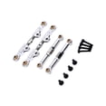 thumbnail image 2 of Fiocias 4 Pieces Toy Car Tie Rod RC Car Adjustable Tie Rod Metal Replacement Spare Parts Sturdy Performance Convenient Installation Suitable for Remote Contro Silver, 2 of 8