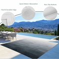 thumbnail image 3 of Grey Coastal Wave Outdoor Rug for Patio/Deck/Porch, Non-Slip Large Area Rug 3 x 5 Ft, Summer Ocean Nautical Beach Ombre Indoor Outdoor Rugs Washable Area Rugs, Reversible Camping Rug Carpet Runner, 3 of 8