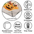 thumbnail image 4 of Trick or Treat Wirehaired Pointing Griffon Mummy Cosplay Pumpkin Candy Basket Vertical Metal Aluminum Sign Dog Lover Wall Art Home Decor - 12016, 4 of 5