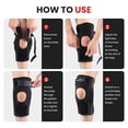 thumbnail image 6 of Welnove Professional Hinged Knee Brace, Adjustable Dual Hinges with Side Stabilizers & Open Patella Design, Joint Support for Arthritis, Meniscus, ACL, PCL (L), 6 of 7