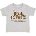 thumbnail image 3 of Inktastic Real Cowboys Boys or Girls Toddler T-Shirt, 3 of 5