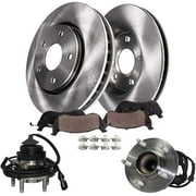 mercury grand marquis disc brake rotor and hub assembly