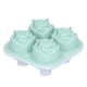 thumbnail image 2 of Molde para hielo, molde de silicona para hielo con forma de rosa de 4 rejillas, recipiente para cubitos de hielo, rendimiento probado, 2 of 13