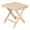 Beige, variant on Pemberly Row Adirondack Square Cedar Wood Foldable End Table in Brown