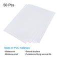thumbnail image 3 of Hojas de laminado autoadhesivas Uxcell, película de laminación transparente, 180x129x0.26mm para fotos, papel, menú, paquete de 50, 3 of 6