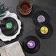 thumbnail image 3 of Posavasos musicales con soporte para tocadiscos de vinilo, juego de 6 posavasos para bebidas para amantes de la música, 3 of 5