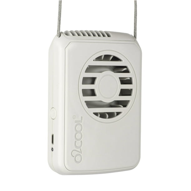 O2COOL 2" Rechargeable USB 3 Speed Personal Necklace Fan With