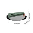 thumbnail image 3 of Fiudx Bolso Bandolera Antirrobo, Impermeable y Ligero, Multifuncional, Ideal para Deportes Al Aire Libre, con Correa Ajustable, 31 X 18 X 2 Cm., 3 of 6