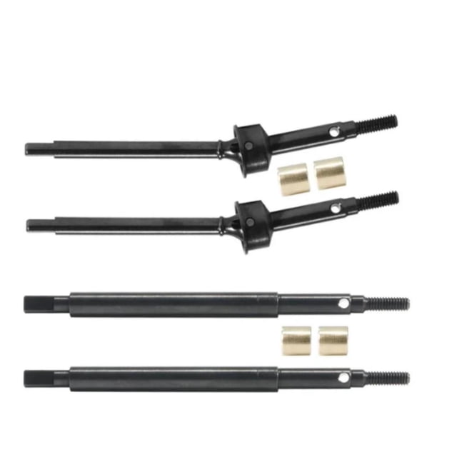 fastboy RCGOFOLLOW Aluminum Alloy CNC Machined Rear CVD Shaft For 1/18 Rc Rear CVD Shaft Trx4m RC Car Part RC Car Accessories Black