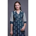 thumbnail image 5 of Bimba Rayon StraightÂ&nbsp;Straight Kurti For Women LongÂ&nbsp;KurtiÂ&nbsp;Dress Printed Indian Top, 5 of 6
