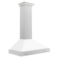 thumbnail image 2 of ZLINE 36 DuraSnow Stainless Steel Range Hood with White Matte Shell (KB4SNX-WM-36), 2 of 6