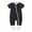 Black, variant on IROINID Clearance Cotton Neutral Onesies Summer Newborn Baby Girls Boys Bodysuit Short Sleeve Printed Zipper One-piece Romper Jumpsuit,Blue