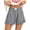 02-Black White Plaid, variant on Womens Ruffle Boxer Shorts Pajama Gingham Shorts Summer Casual Lounge Sleep Plaid Beach Bottoms Pockets 2026 Trendy Green White Plaid X-Large