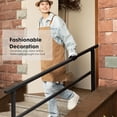 thumbnail image 3 of VIVOSUN Handrail for Stairs, 83" x 36" Fits 1 to 7 Steps, Adjustable Wrought Mattle Iron Handrail, 3 of 7