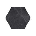 thumbnail image 4 of The Tile Life Oscuro 8" x 9" Gold Hexagon Matte Porcelain Floor and Wall Tile 24-Piece, 4 of 15