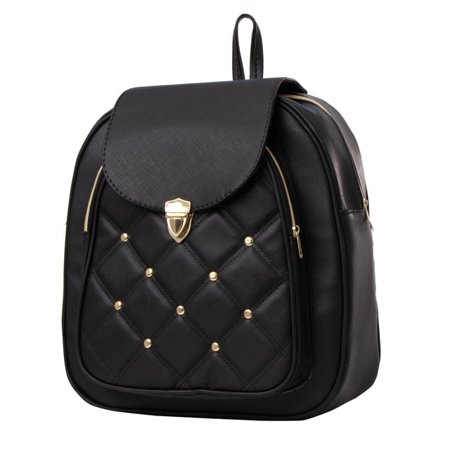 Mochila De Mujer Fana Nela Color Negro Lúcela