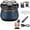 Blue, variant on Prozing Head Shaver for Bald Men, IPX7 Waterproof Wet Dry Cordless Razor with Magnetic Detachable Head Travel Lock Black