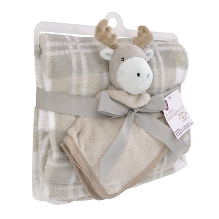 Parents Choice Pc 2pc Blanket Set Moose