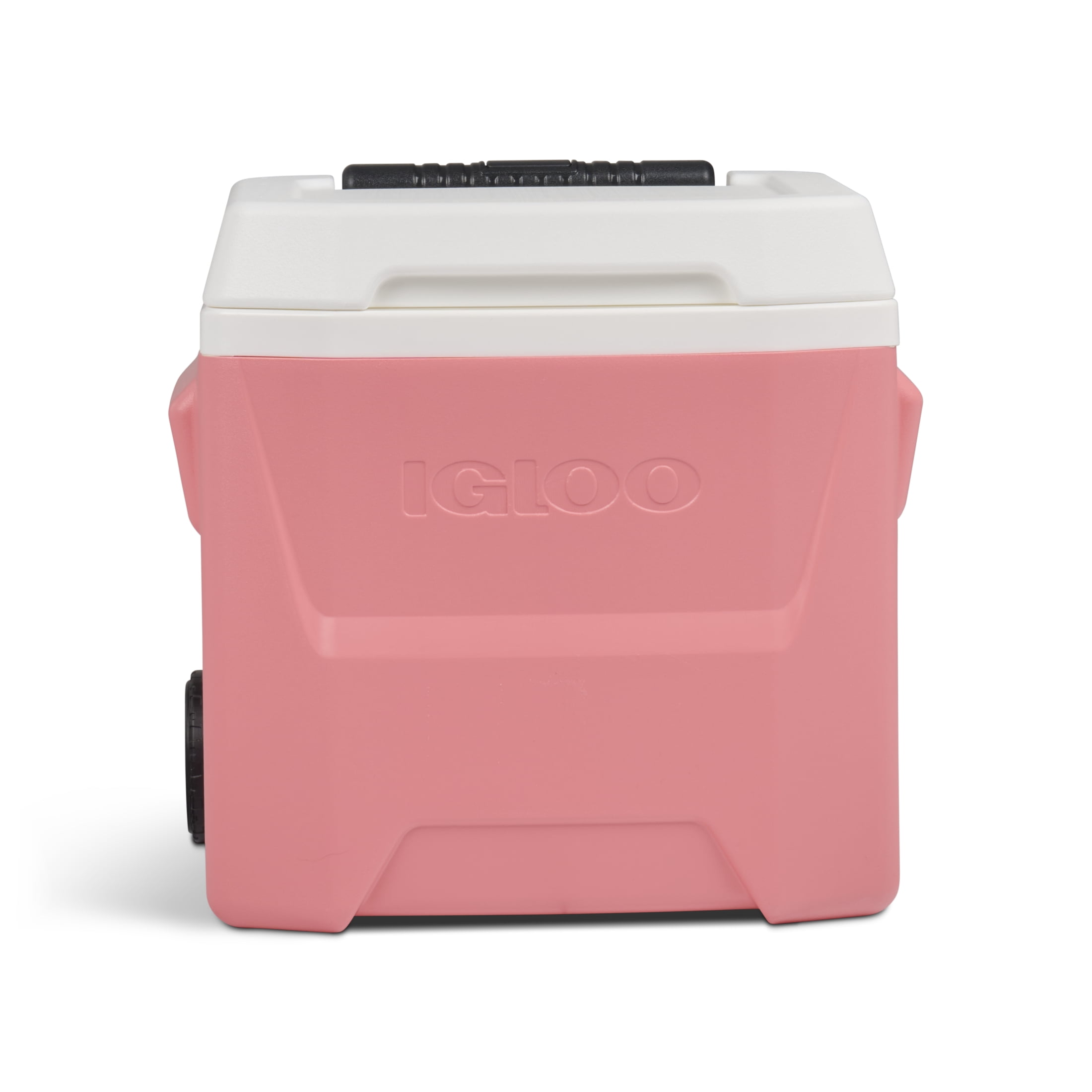Igloo 16 QT Laguna Hard Side Ice Chest Cooler with Wheels, Coral Pink