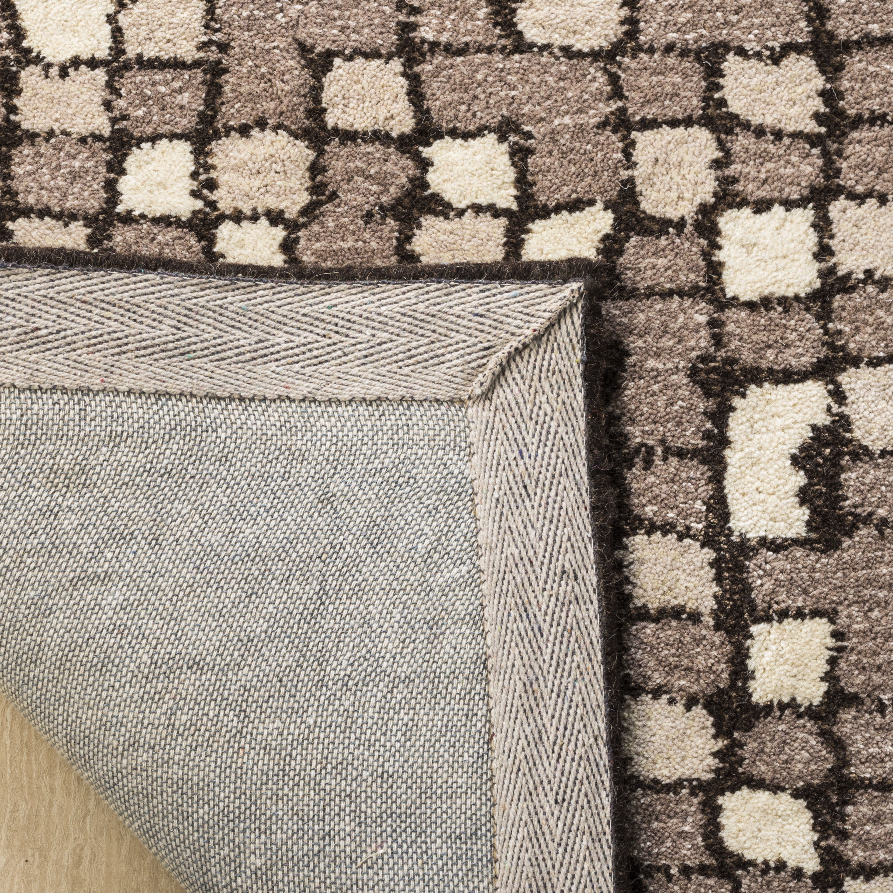 SAFAVIEH Martha Stewart Mosaic Dotted Area Rug, Wampum Purple, 3' x 5'