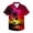 Red, variant on BUWTTED Shirts for Men Hawaiian Beach Tropical Print Short Sleeve Button Down Loose Summer Casual Holiday Vacation Breathable Blue Shirt L