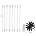 thumbnail image 2 of Juego de varillas de cepillo para limpieza de chimeneas Limpiador de paredes extensible Accesorios para chimeneas JShteea Para estrenar, 2 of 8