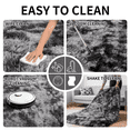 thumbnail image 2 of LUOVEN 6*9 Soft Fluffy Shaggy Area Rug, Indoor Plush Carpet for Living Room Bedroom Nursery, Tie-Dye Dark Gray, 2 of 7