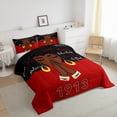 thumbnail image 3 of Castle Fairy Teens Black Girl Queen Comforter Set,Romantic Fashion Bedding Comforter Set, 3 of 8