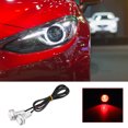 thumbnail image 2 of Unique Bargains 2Pcs 23mm Eagle Eye LED Daytime Running Head Light Backup Reverse Tail Lights for Car Vehicle Red, 2 of 7