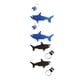 thumbnail image 1 of 4 llaveros flotantes. Llavero de surf flotante 2x azul y 2x negro shamjiam Llavero flotante, 1 of 8