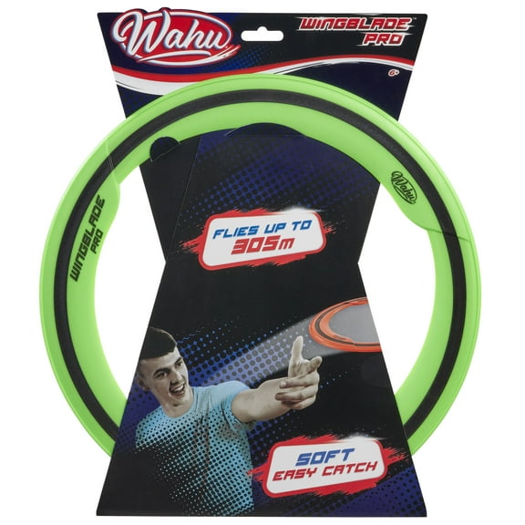 Wahu Wahu WingBlade Pro Green - 13 Inch Aerodynamic Flying Disc Flies Up To 1,000 Feet - Throw And Catch Flying Toy