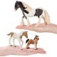 thumbnail image 2 of Set de juguetes Horses THINKBAY para niños con establo y 5 figuras de 6 a 12 años, 2 of 8