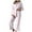 A2-Pink, variant on Drie Christmas Pajamas for Women Womens Pajama Sets Short Sleeve Lounge Sets for Women Printed Jogger Pajama Set 2 Piece Pj Sets With Pockets Black,XL