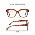 thumbnail image 6 of Compliments by DIFF Eyewear Ava Blue Light Reading Glasses Amber Tortoise +1.25, 6 of 6