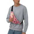thumbnail image 2 of Easygdp Cool Flamingos Sunglasses Scene Fanny Pack for Men Women,Fashion Waist Packs,Travel Hiking Chest Bag Daypack, 2 of 7