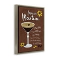 thumbnail image 4 of Stupell Industries Espresso Martini with Recipe Food & Beverage Painting Brown Floater Framed Canvas Art Print Wall Art, 25 x 31, 4 of 10