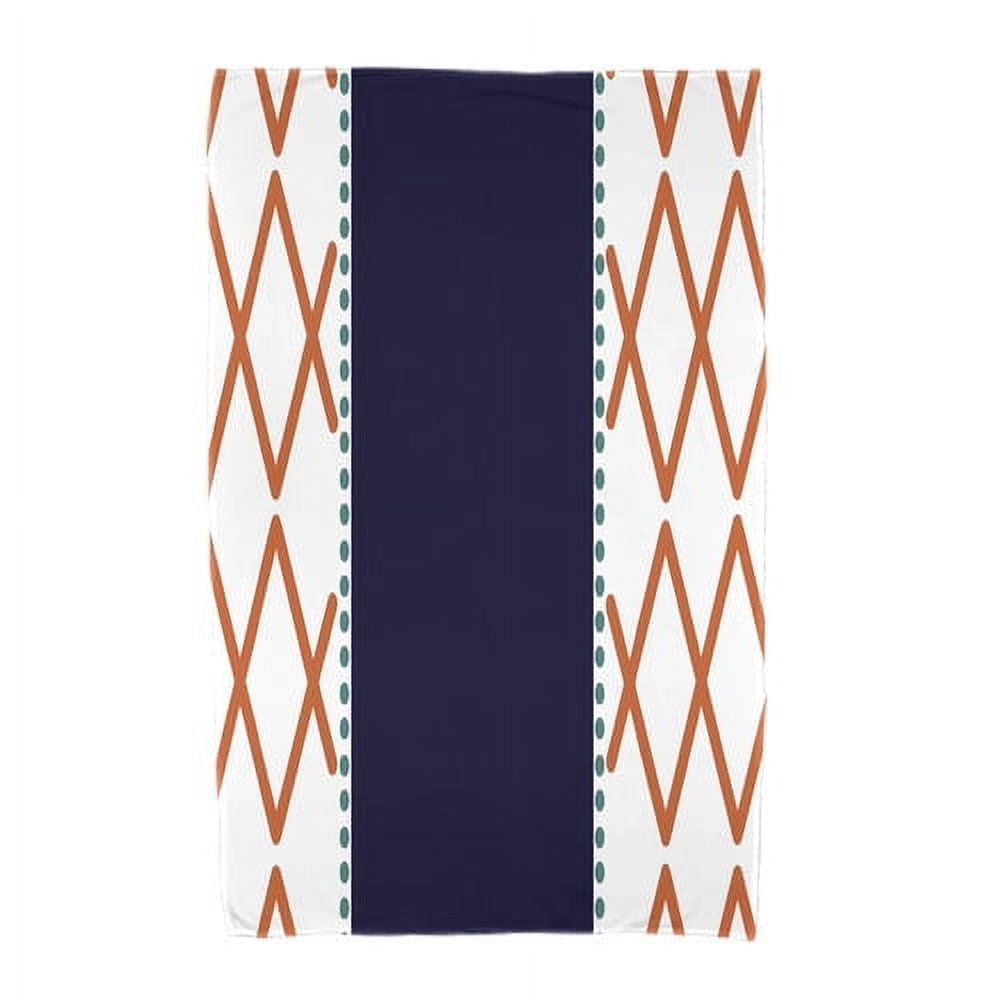 Simply Daisy 30" x 60" Knot Fancy Geometric Print Beach Towel