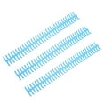 thumbnail image 1 of Plastic Binding Spine, Loose Leaf Rings 10PCS Detachable 34 Holes Easy To Install With 12mm Inner Diameter For Home Or School Use Blue, 1 of 8