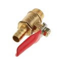 thumbnail image 1 of mmirethe Various Type Ball Valve Threaded Brass Ball Valve 2 interface 12mm 8mm Red 5Set, 1 of 6