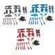 thumbnail image 4 of Accesorios RC Arm Swing Swing Multicolor Metal Stildy Universal Remote Control Cars Herramientas Conjunto de reemplazo para 12428 12423 Color de titanio 1 set Inevent FN001570-01, 4 of 6