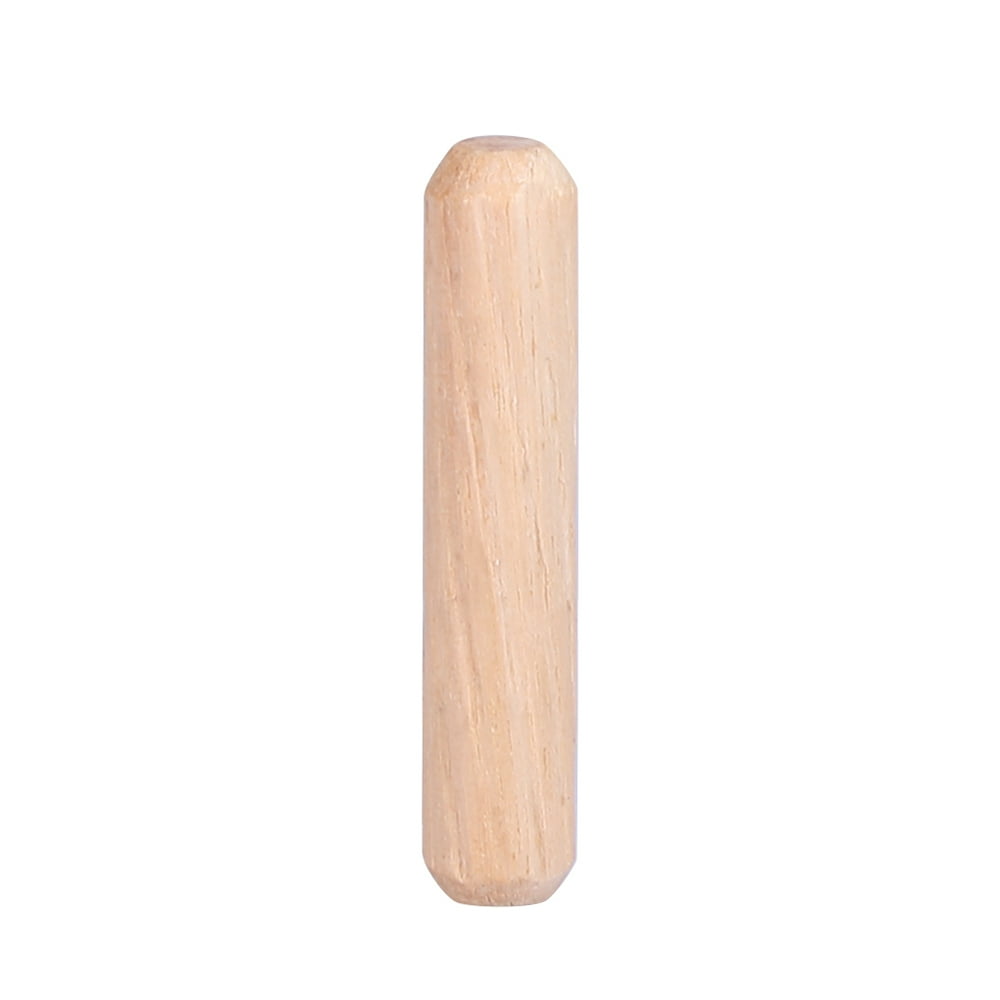 Tebru M6 Wooden Dowel Pins 50pcs Drawer Round Fluted Wooden