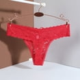 thumbnail image 4 of Women's Briefs plus Size Thong Adult Underwear Lace Bikini Underwear Women Variety Pack Womens Lace Boy Short Panties Panties Lingerie Womens Briefs No Show No Seam Red M, 4 of 4
