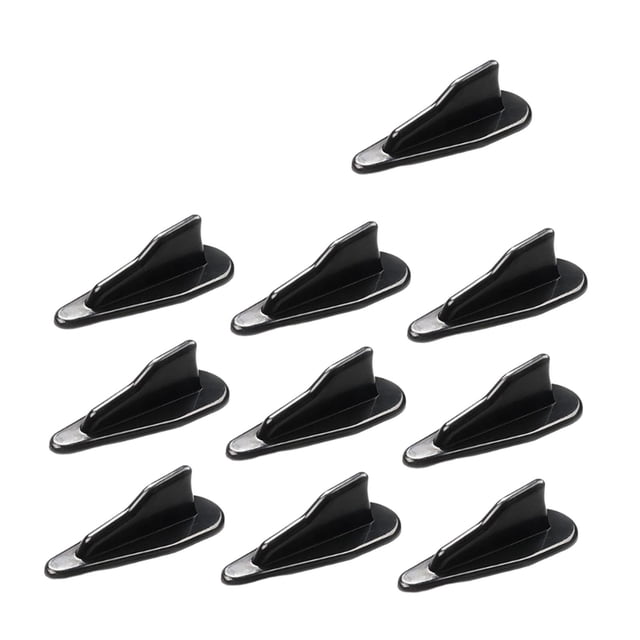 10 mini difusores generadores de vórtice universales para accesorios exteriores de automóviles compactos Negro