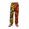 thumbnail image 2 of Rothco Two-Tone Camo BDU Pants, Stinger Yellow / Savage Orange Camo, XS, 2 of 2