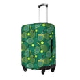 thumbnail image 2 of Uemuo Tennis Rackets and Balls Printed Washable Luggage Cover - Fashion Suitcase Protector Fits 18-32 Inch Luggage -Small, 2 of 9
