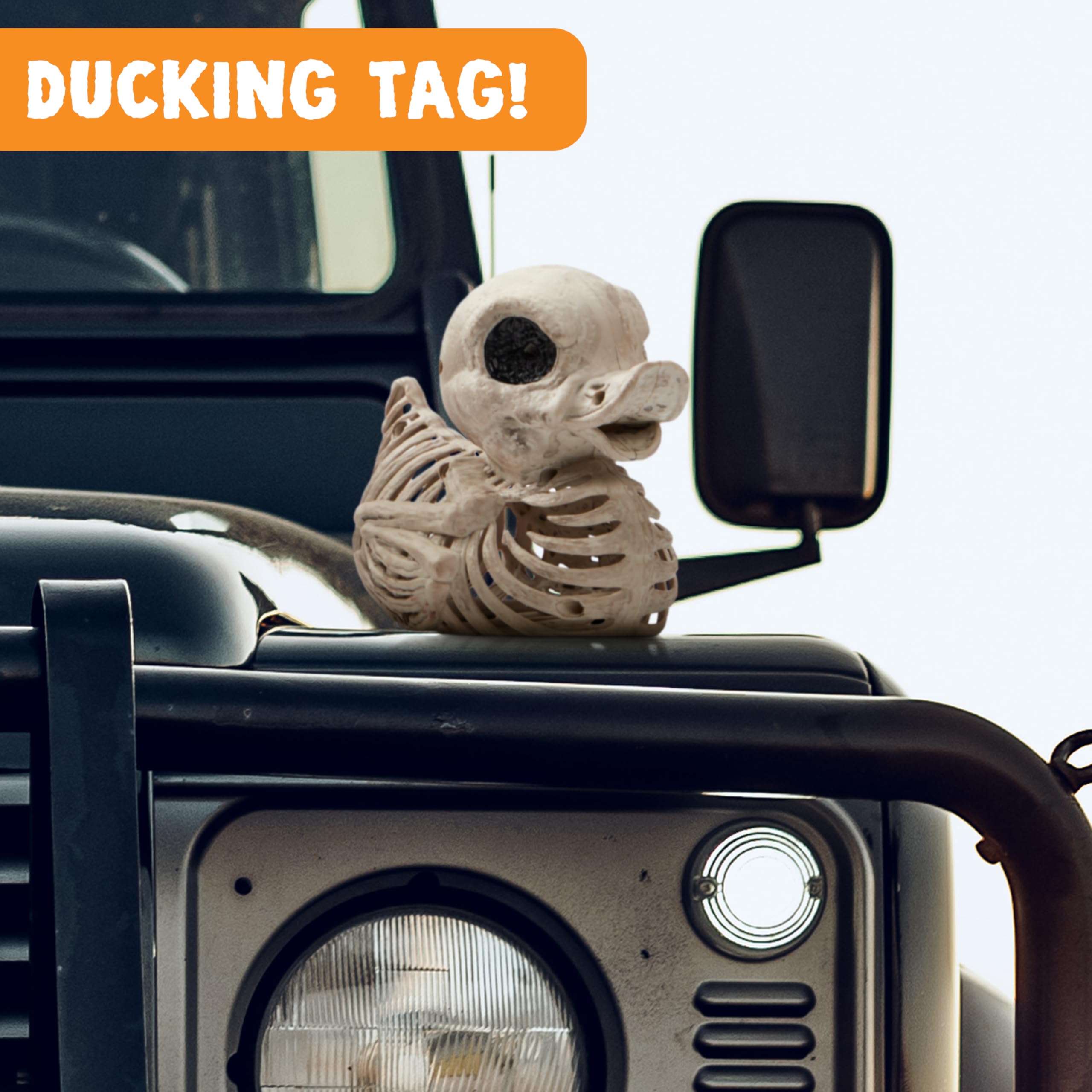 Joyfy Duck Skeleton Halloween Decoration 2-Pack photo 3