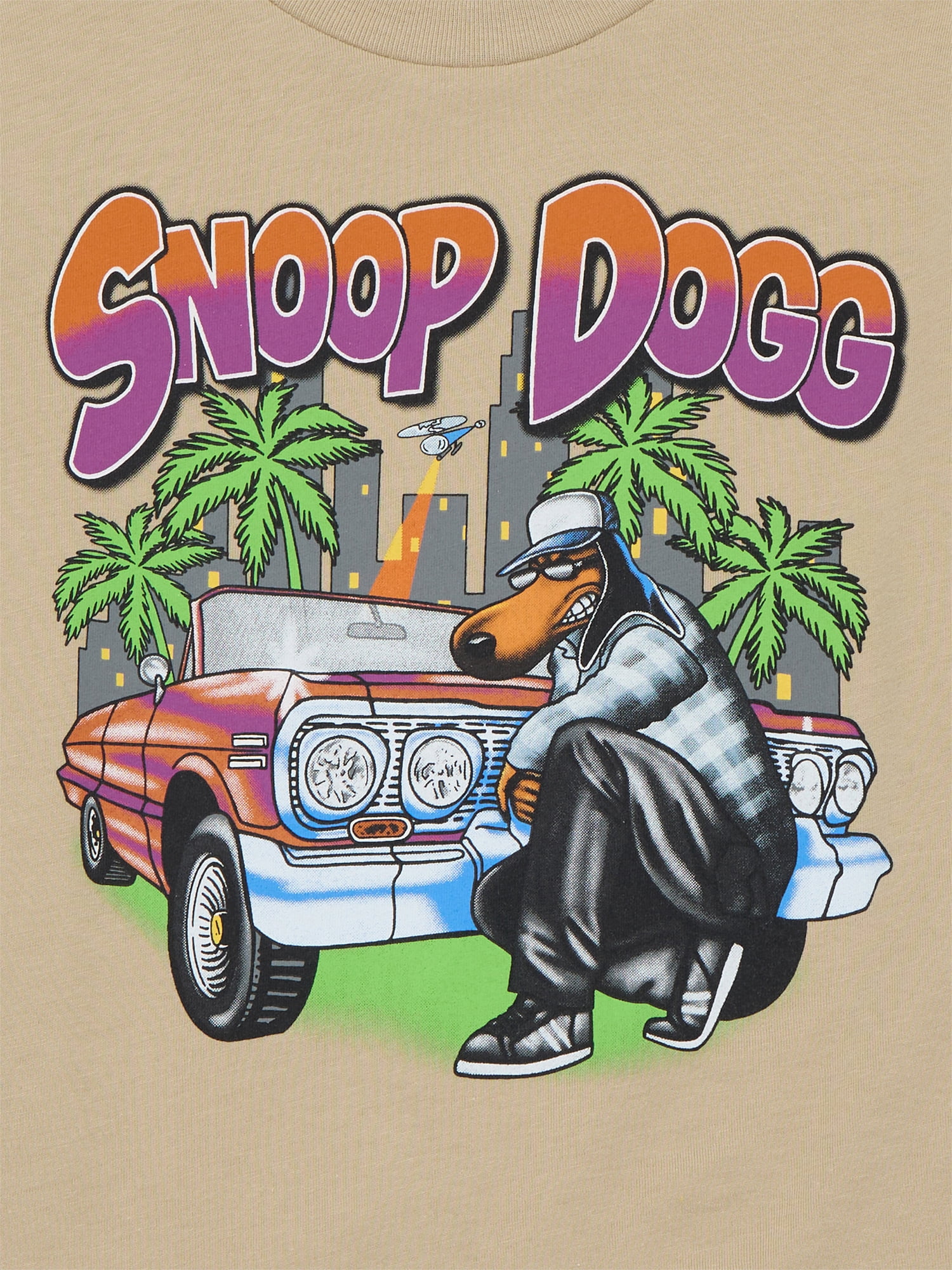 Snoop Dogg Toddler Graphic Tee with Short Sleeves, Sizes 12M-5T