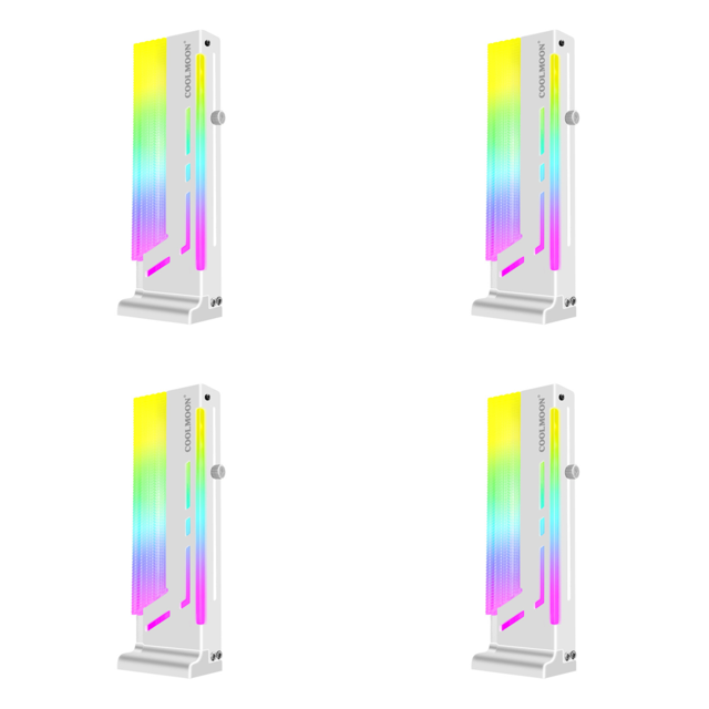 Soporte para tarjeta gráfica CM-GH2 vertical GPU ARGB 5 V () Blanco